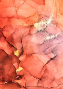 Akışkan sanat mermer dokusu. Arkaplan soyut yanardöner boya efekti. Sıvı akrilik sanat eserleri akar ve su sıçratır. İç mekan posteri için karışık boyalar. Alkol mürekkebi renkleri saydam. Tasarım kağıdı 