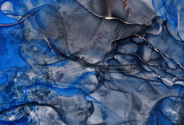 Alkol mürekkebi renkleri saydam. Soyut çok renkli mermer desen arkaplanı. Tasarım kağıdı, duvar kağıdı. Akrilik boyaları karıştırıyorum. Modern akışkan sanat. Alkol Mürekkebi Deseni