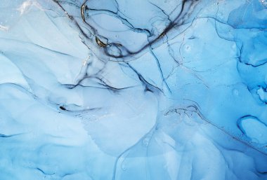 Alkol mürekkebi renkleri saydam. Soyut çok renkli mermer desen arkaplanı. Tasarım kağıdı, duvar kağıdı. Akrilik boyaları karıştırıyorum. Modern akışkan sanat. Alkol Mürekkebi Deseni