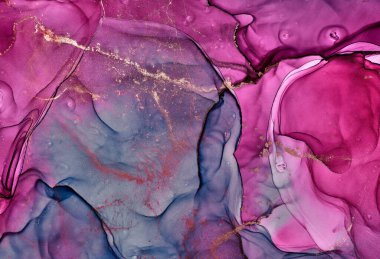 Alkol mürekkebi renkleri saydam. Soyut çok renkli mermer desen arkaplanı. Tasarım kağıdı, duvar kağıdı. Akrilik boyaları karıştırıyorum. Modern akışkan sanat. Alkol Mürekkebi Deseni