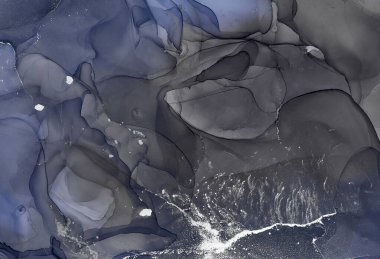 Alkol mürekkebi renkleri saydam. Soyut çok renkli mermer desen arkaplanı. Tasarım kağıdı, duvar kağıdı. Akrilik boyaları karıştırıyorum. Modern akışkan sanat. Alkol Mürekkebi Deseni