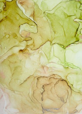 Alkol mürekkebi renkleri saydam. Soyut çok renkli mermer desen arkaplanı. Tasarım kağıdı, duvar kağıdı. Akrilik boyaları karıştırıyorum. Modern akışkan sanat. Alkol Mürekkebi Deseni