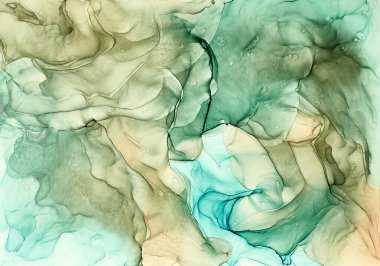 Alkol mürekkebi renkleri saydam. Soyut çok renkli mermer desen arkaplanı. Tasarım kağıdı, duvar kağıdı. Akrilik boyaları karıştırıyorum. Modern akışkan sanat. Alkol Mürekkebi Deseni