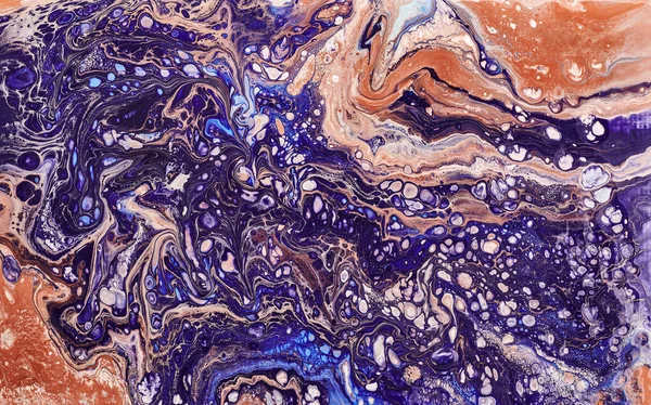 Fluid Art. Abstract colorful background, wallpaper. Mixing  paints. Modern art. Marble texture. Colorful canvas.