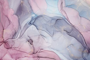 Alkol mürekkebi renkleri saydam. Soyut çok renkli mermer desen arkaplanı. Tasarım kağıdı, duvar kağıdı. Akrilik boyaları karıştırıyorum. Modern akışkan sanat. Alkol Mürekkebi Deseni