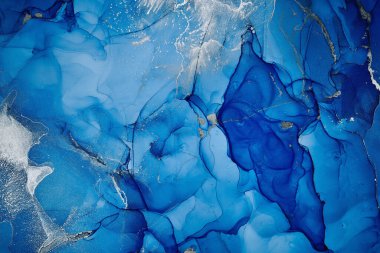 Alkol mürekkebi renkleri saydam. Soyut çok renkli mermer desen arkaplanı. Tasarım kağıdı, duvar kağıdı. Akrilik boyaları karıştırıyorum. Modern akışkan sanat. Alkol Mürekkebi Deseni