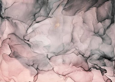 Alkol mürekkebi renkleri saydam. Soyut çok renkli mermer desen arkaplanı. Tasarım kağıdı, duvar kağıdı. Akrilik boyaları karıştırıyorum. Modern akışkan sanat. Alkol Mürekkebi Deseni