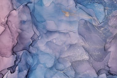 Alkol mürekkebi renkleri saydam. Soyut çok renkli mermer desen arkaplanı. Tasarım kağıdı, duvar kağıdı. Akrilik boyaları karıştırıyorum. Modern akışkan sanat. Alkol Mürekkebi Deseni