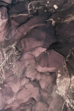 Alkol mürekkebi renkleri saydam. Soyut çok renkli mermer desen arkaplanı. Tasarım kağıdı, duvar kağıdı. Akrilik boyaları karıştırıyorum. Modern akışkan sanat. Alkol Mürekkebi Deseni