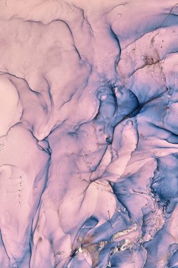 Sıvı Sanat. Soyut renkli arka plan, duvar kağıdı. Akrilik boyaları karıştırıyorum. Modern sanat. Mermer dokusu. Alkol mürekkep renkleri yarı saydam