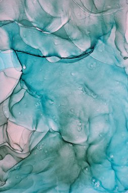 Sıvı Sanat. Soyut renkli arka plan, duvar kağıdı. Akrilik boyaları karıştırıyorum. Modern sanat. Mermer dokusu. Alkol mürekkep renkleri yarı saydam