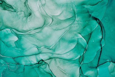 Sıvı Sanat. Soyut renkli arka plan, duvar kağıdı. Akrilik boyaları karıştırıyorum. Modern sanat. Mermer dokusu. Alkol mürekkep renkleri yarı saydam