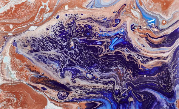 Fluid Art. Abstract colorful background, wallpaper. Mixing  paints. Modern art. Marble texture. Colorful canvas.