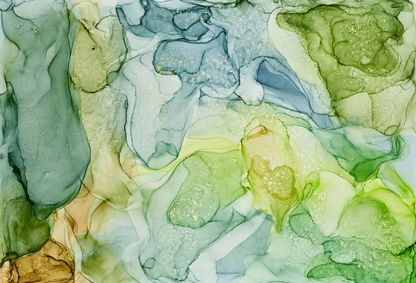 Alkol mürekkebi renkleri saydam. Soyut çok renkli mermer desen arkaplanı. Tasarım kağıdı, duvar kağıdı. Akrilik boyaları karıştırıyorum. Modern akışkan sanat. Alkol Mürekkebi Deseni