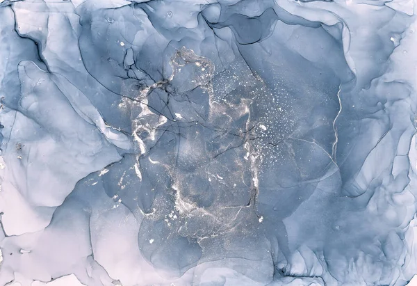 Alkol mürekkebi renkleri saydam. Soyut çok renkli mermer desen arkaplanı. Tasarım kağıdı, duvar kağıdı. Akrilik boyaları karıştırıyorum. Modern akışkan sanat. Alkol Mürekkebi Deseni