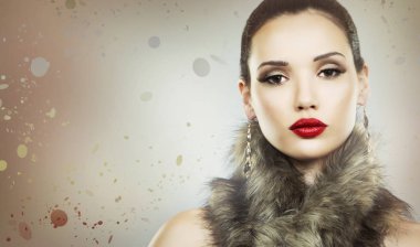 güzel altın glamour kadın 