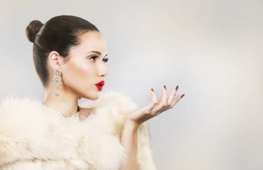 güzel altın glamour kadın 