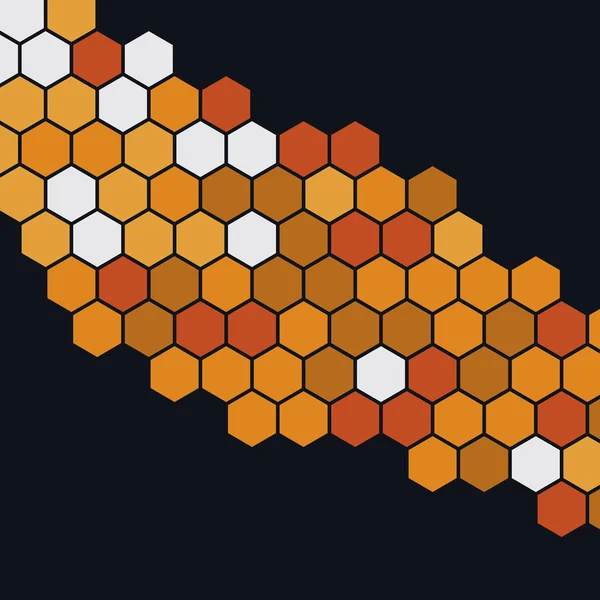 Fondo del hexágono vectorial — Archivo Imágenes Vectoriales