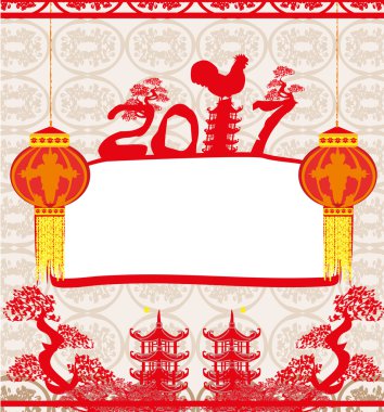 Oriental mutlu çene yeni yıl 2017 ile fener