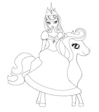 Şirin Prenses ata binme