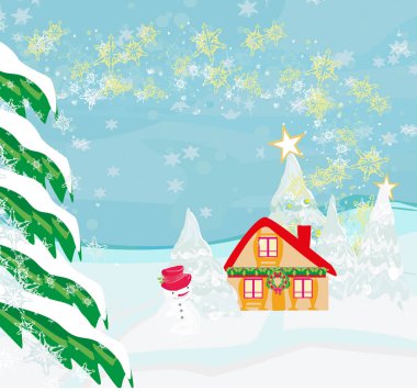  kardan adam, kış yatay