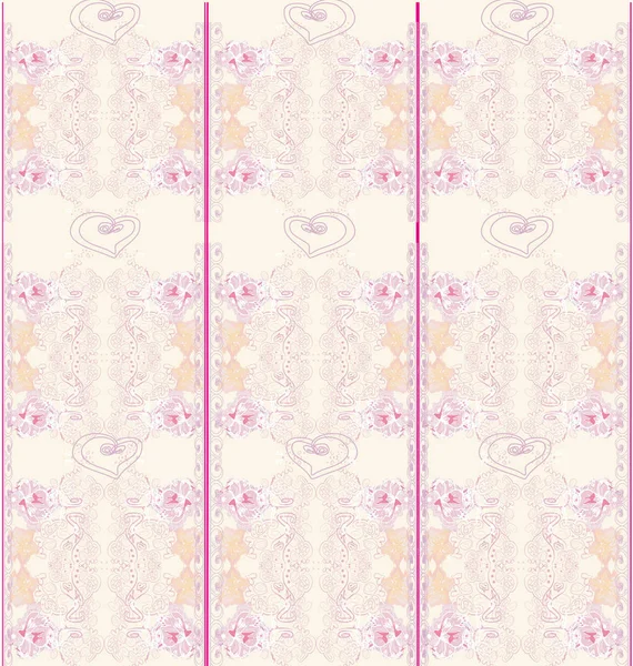 Floral pink seamless patterns — Stock Photo, Image