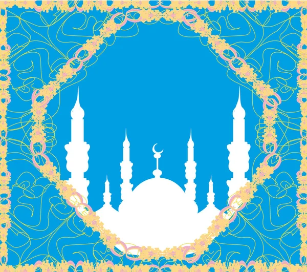 Ramadán Kareem Tarjeta de diseño — Vector de stock