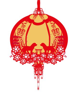 Çince Zodyak köpek - yılı çerçeve 