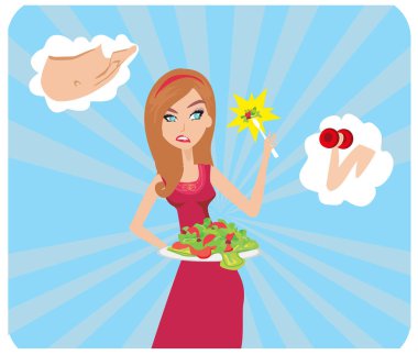 kız ve her diyet planı