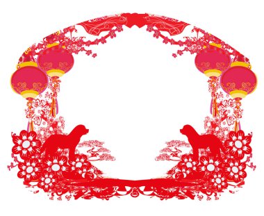 Çince Zodyak köpek - yılı çerçeve 