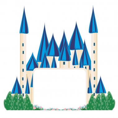 Sihirli peri masalı Prenses kale