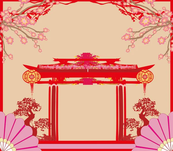 Fête de la mi-automne pour le Nouvel An chinois — Image vectorielle