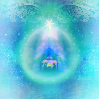 İsa 'nın doğumu Beytüllahim' de cam bir balonda