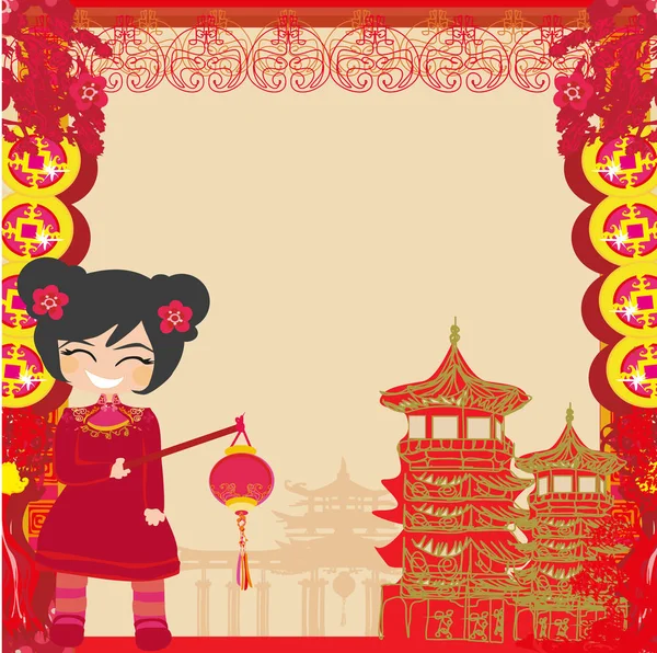 Mid-Autumn Festival for Chinese New Year — Stock Vector