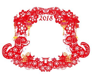 sembol, Çin yeni yılı, köpek 2018