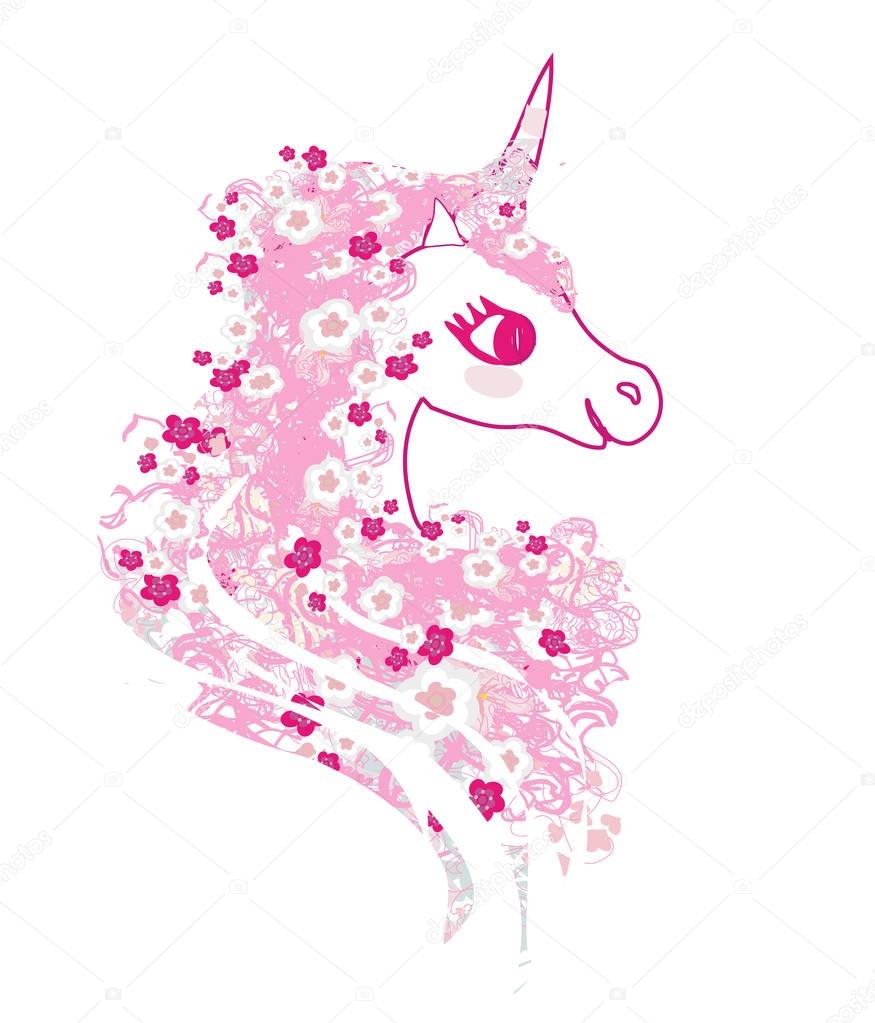 Illustration of beautiful Unicorn