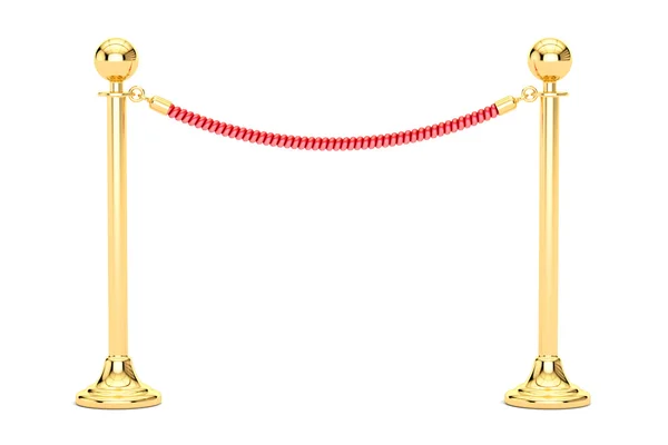 Bariéra lano, vykreslování 3d objektů — Stock fotografie