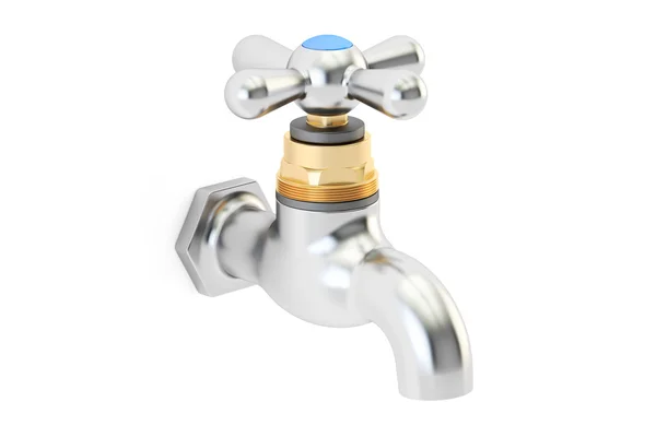 Water tap, 3D rendering — Stock Photo, Image