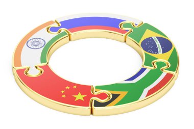 BRICs Zirvesi kavramı, 3d render