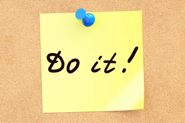 Note pinned on a wall — Stock Photo © apetel #1584986