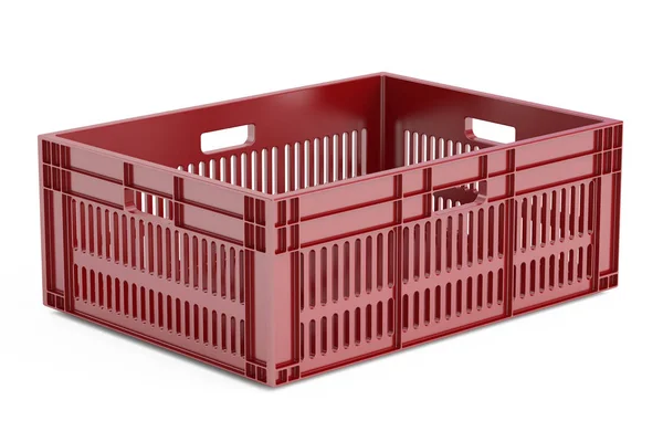 Uma caixa de plástico, renderização 3D — Fotografia de Stock