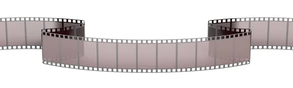 Film Strip closeup, 3D rendering — Stock Photo, Image