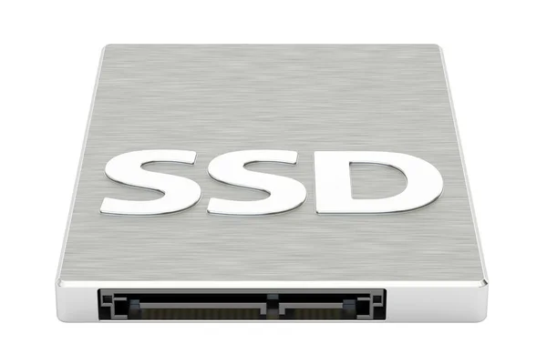 Unidade de estado sólido SSD, renderização 3D — Fotografia de Stock