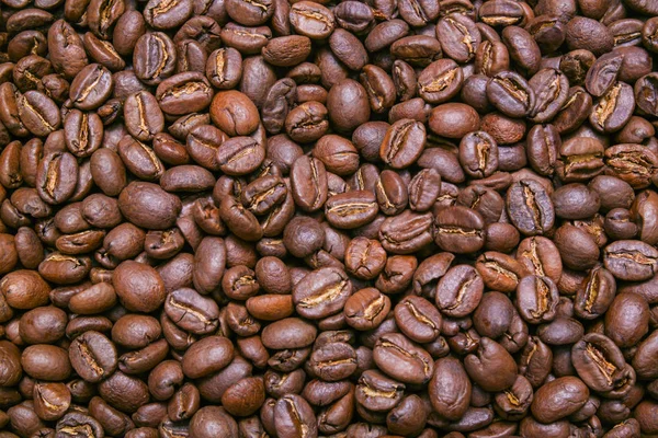 Coffee beans background, texture — Stock Photo, Image