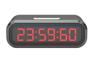 Artık ikinci saatler kavramı, 3d render