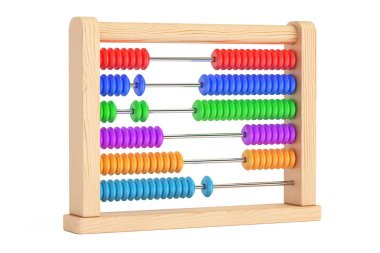 Oyuncak Abacus, 3d render