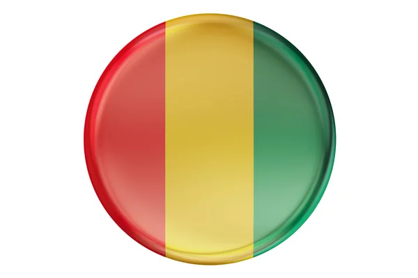 Jelvény, zászló, Guinea, 3d-leképezés — Stock Fotó