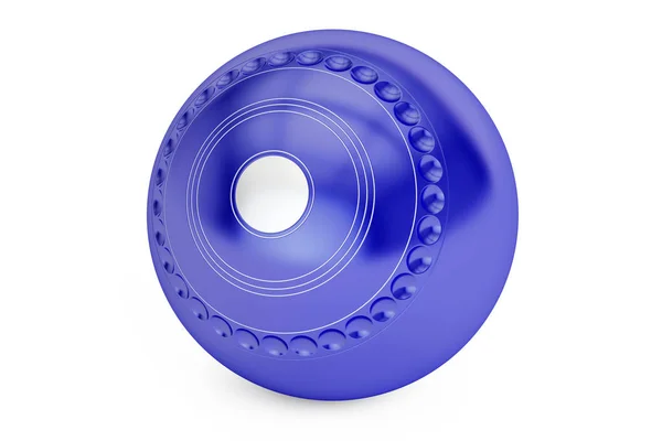 Blauwe gazon Bowl close-up, 3D-rendering — Stockfoto