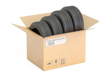 Karton kutu lastikleri ile 3d işleme açıldı.