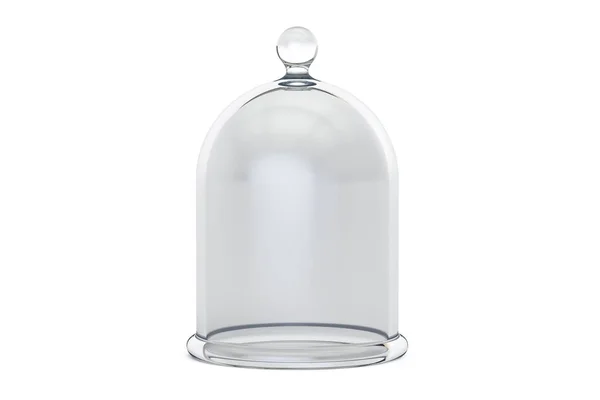 Glass Bell or Bell Jar, 3D rendering — Stock Photo, Image